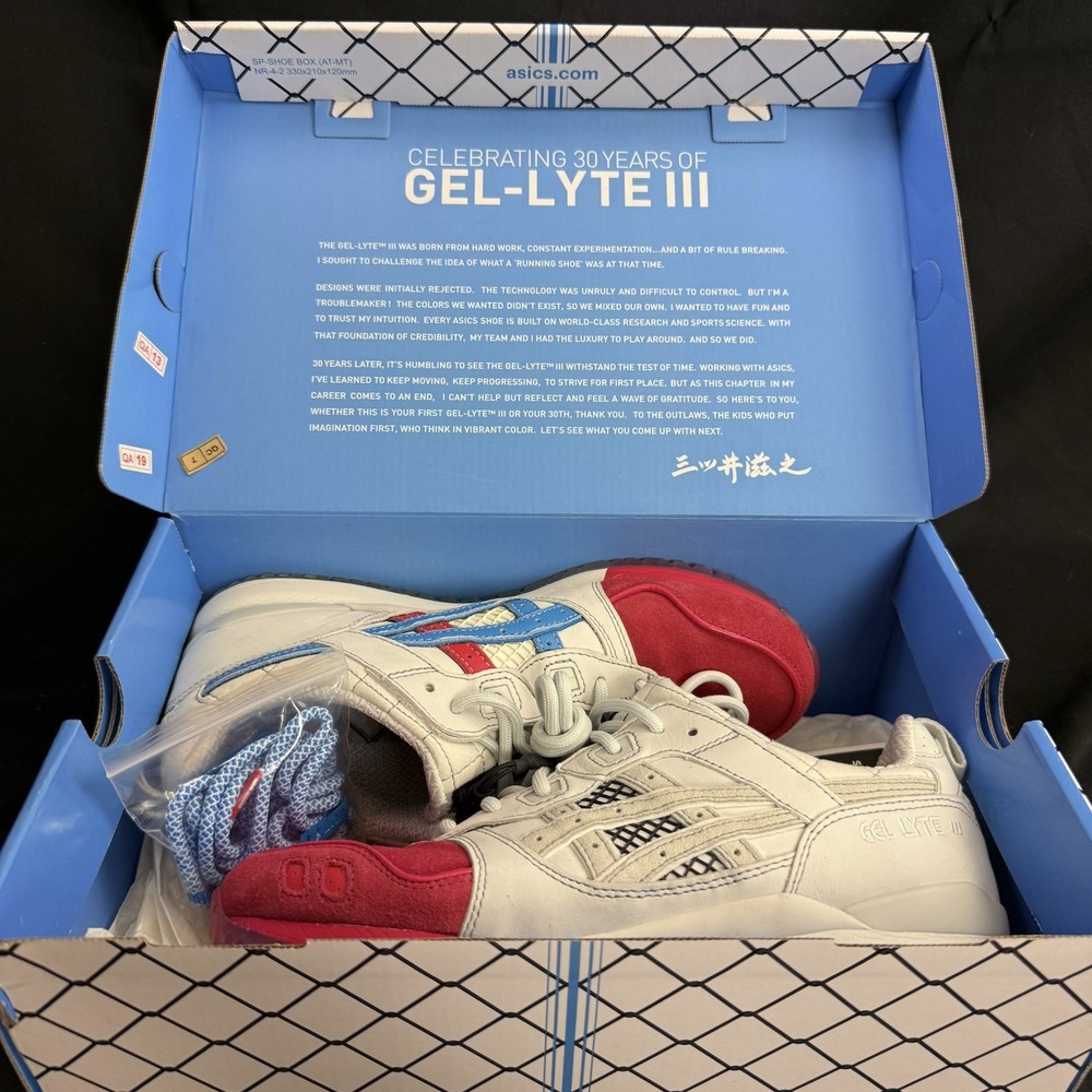 ASICS GEL-Lyte III‎ x Mita 30th Anniversary 2020 US M 7.5 1193A185-000 - Picture 14 of 16